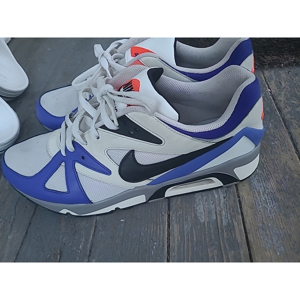 Men's Nike Air Size 12 Blue and White Pre-Owned